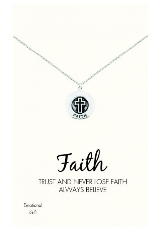 Cross Faith Pendant Necklace